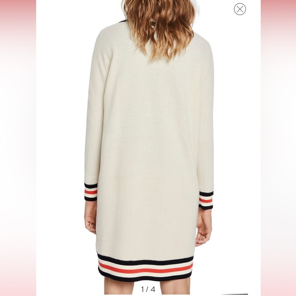 NWT Scotch and Soda luxury longline lambs wool women’s sweater size S - Picture 5 of 8